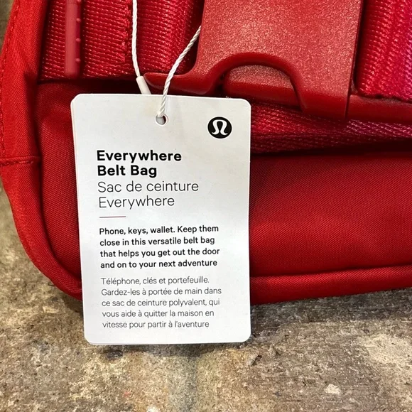 NWT Lululemon Everywhere Belt Bag In College Crimson - Picture 7 of 10